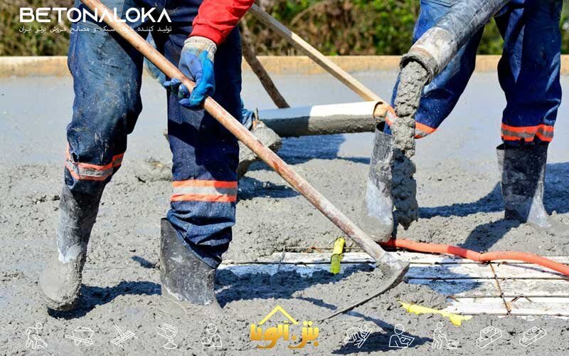 بتن ریزی در هوای گرم