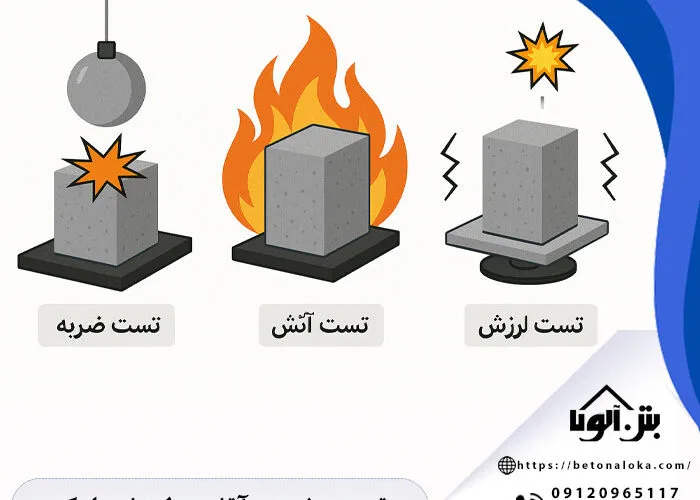 آزمایش بلوک ساختمانی